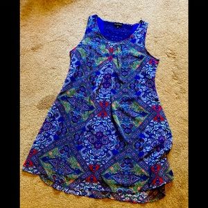 Adorable lined dress lace back insert NWOT